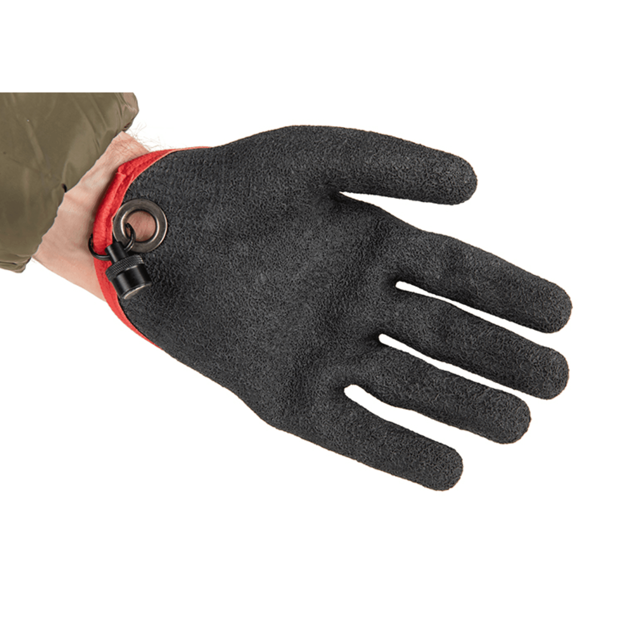 Handschuh, Winter, Schwarz, Fleece, Glove mit Schlüsselring
