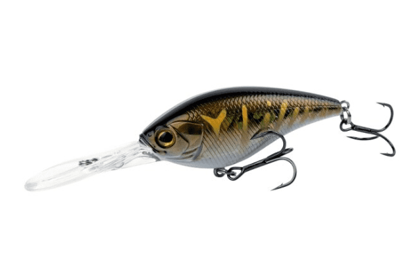 Shimano Yasei Cover Crank Floating Deep Runner 5cm 8g Braun Gold Tiger Fischköder