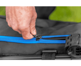 Preston Supera X Tray & Net Bag – Bild 3, reissverschluss, tasche, schwarz, blau, outdoor