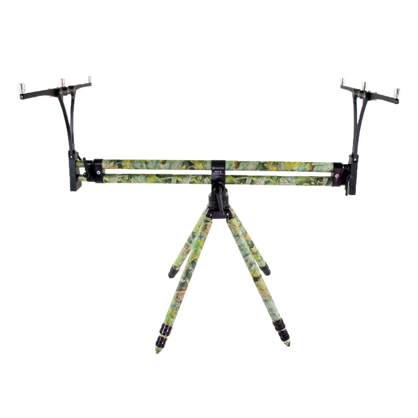 Nick 95 Green Camo Black Buzzerbar Quad Pod