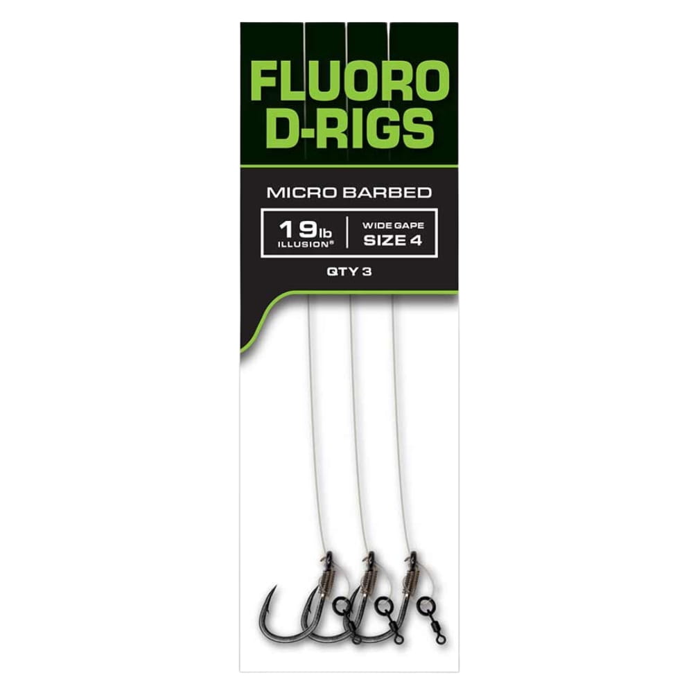 Fox Carp Monturi gata făcute Fluoro D-Rig 04 3 bucăți Fox Carp Monturi gata făcute Fluoro D-Rig 04 3 bucăți