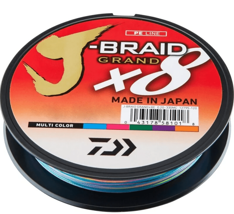  Fishing line, Geflochtene, Mehrfarbig, Spule, Hergestellt in Japan
