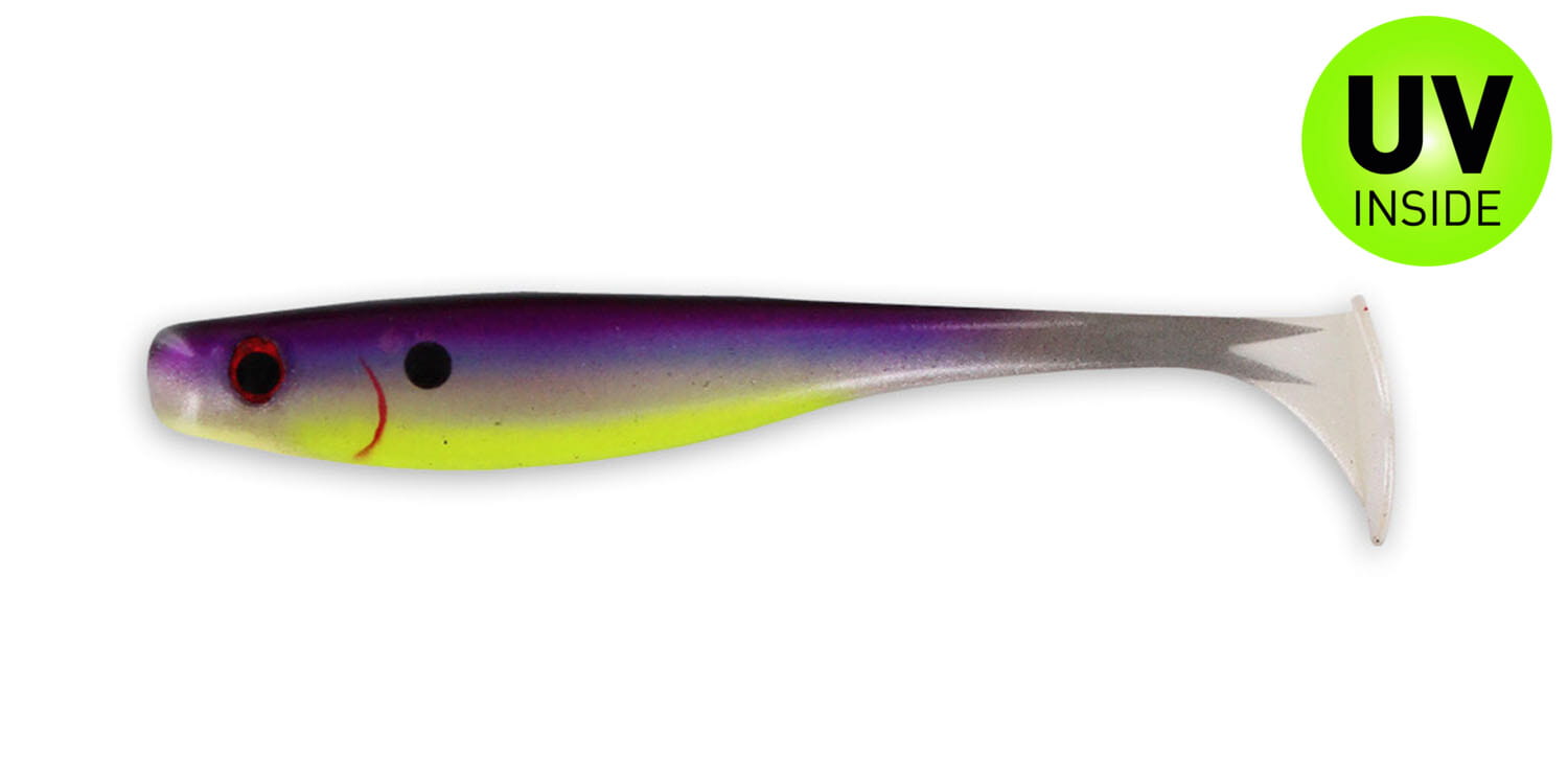 SX Suicide Shad 13 cm (5") purple dawn 4 Stück Besteck