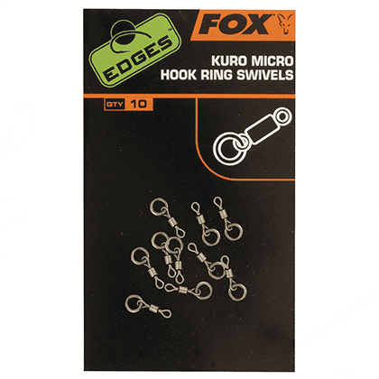 FOX Edges Kuro Micro Hook Ring Swivels