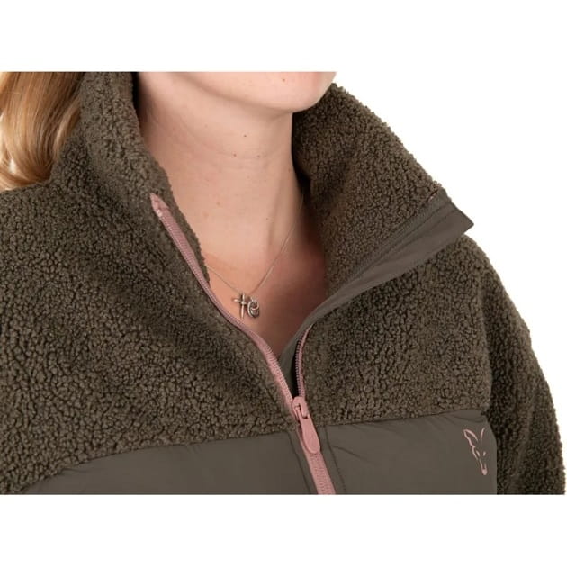 Fox Womens Explorer Hybrid Fleece Jacket S – Bild 6, Fleece, Fleecejacke, Sherpa, Reißverschluss, Stepp