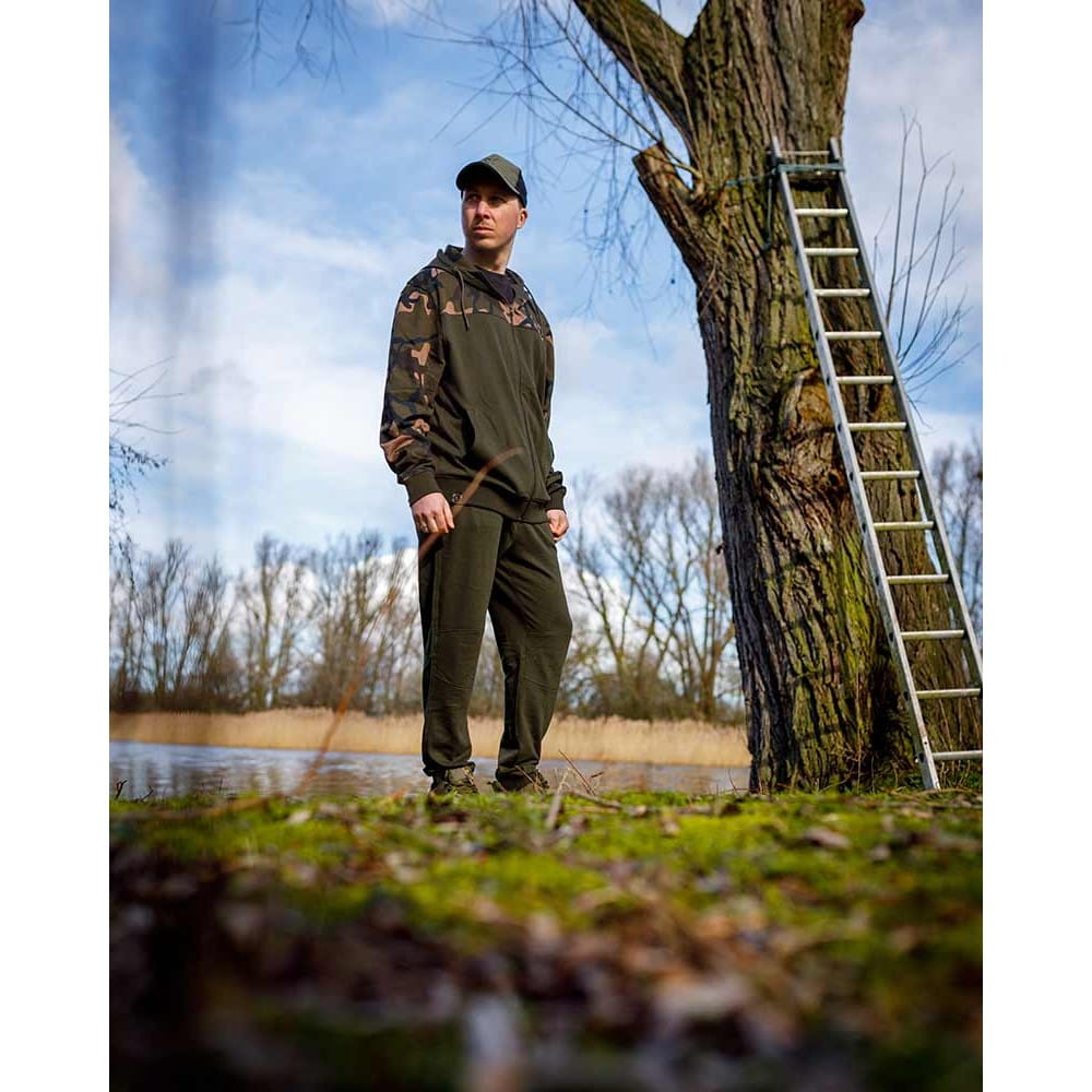 Fox LW Khaki Camo Split Zip Hoody Large Fox LW Khaki Camo Split Zip Hoody Large