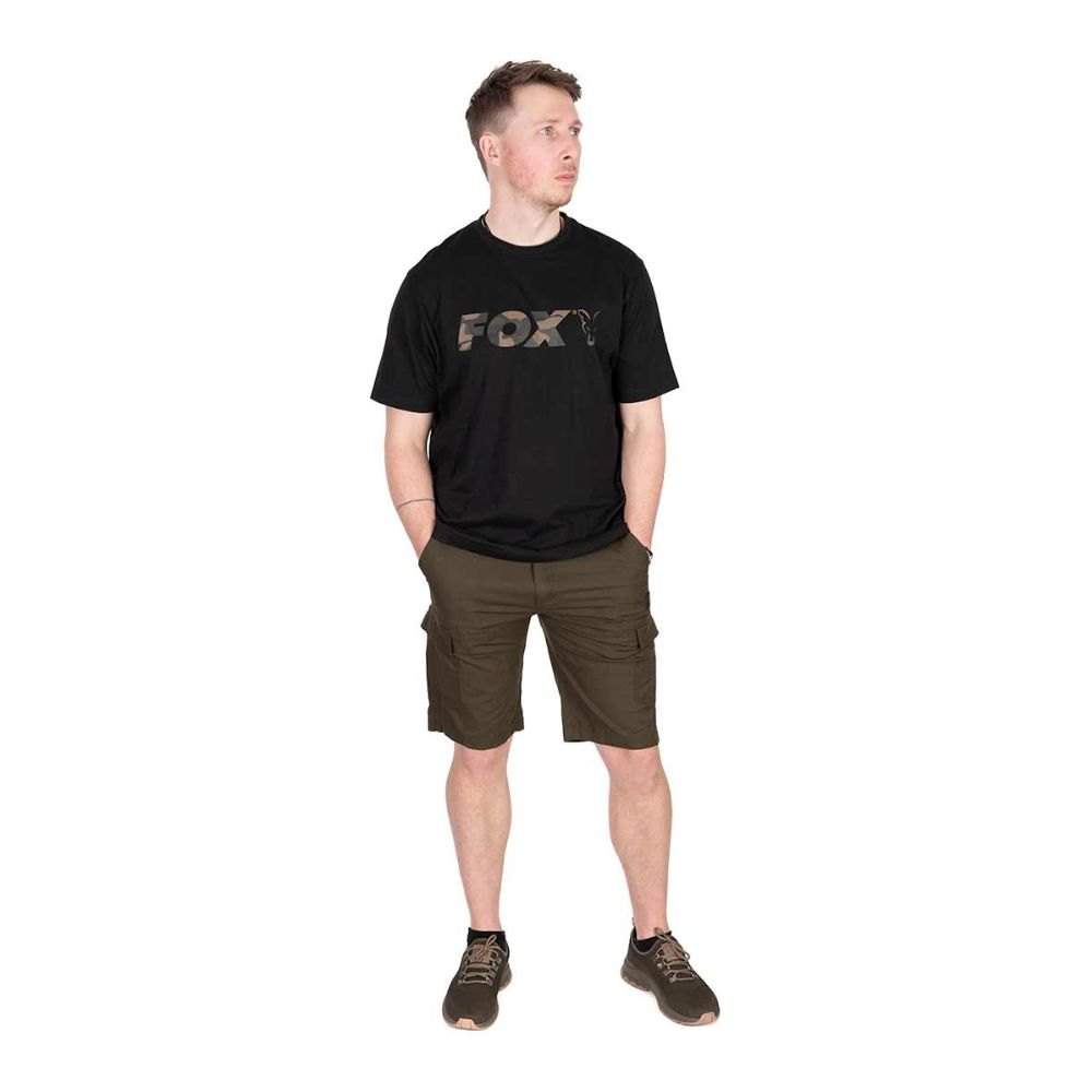 Fox Logo T-Shirt Black/Camo X-Large Fox Logo T-Shirt Black/Camo X-Large