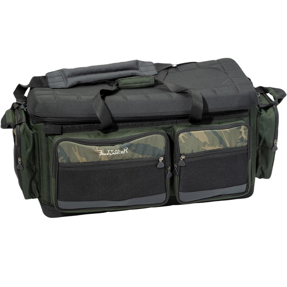 Borsa A Spalla Con Tasche Esterne Nero B. ANGEL Da Donna - Foto 3