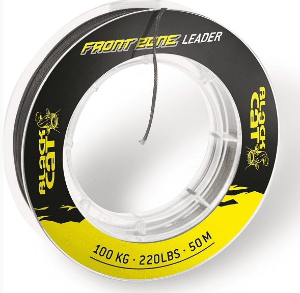 frontzone1 Black Cat Front Zone Leader 1,0 mm 100 kg 50 metrov črn
