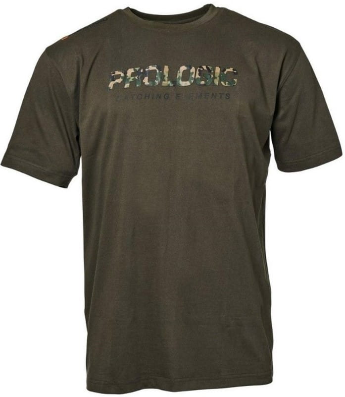 Prologic Camo Letter T-Shirt M Olive Green