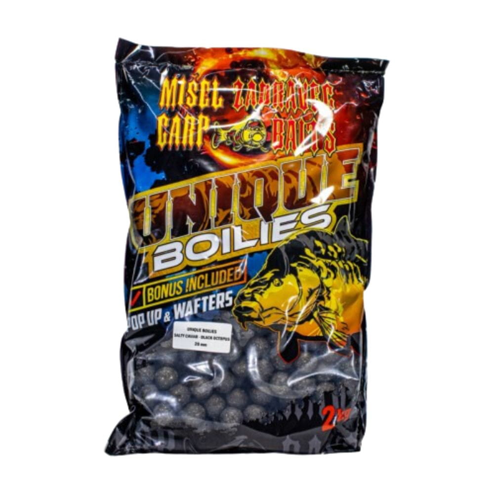 Zadravec Baits Egyedi Boilies Sós Kaviár Fekete Polip 16 mm 2 kg Kann, Zinn