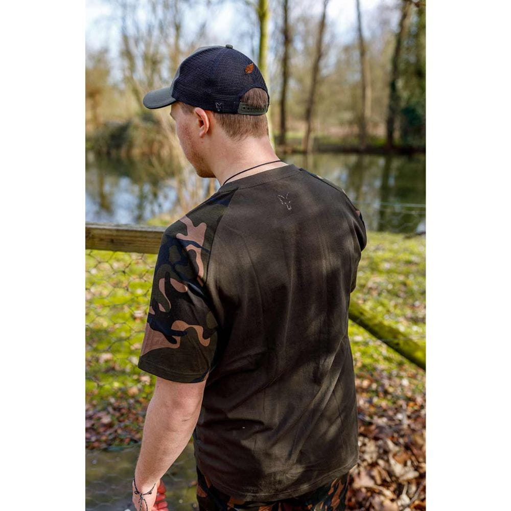 Fox Camiseta Outline Camo/Khaki Medium Fox Camiseta Outline Camo/Khaki Medium