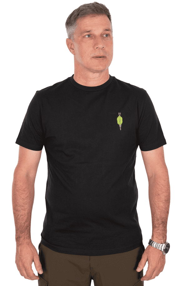 Fox Indicator T-Shirt Green S, t-shirt, schwarz, kurzarm, Rundhals, kleines Logo