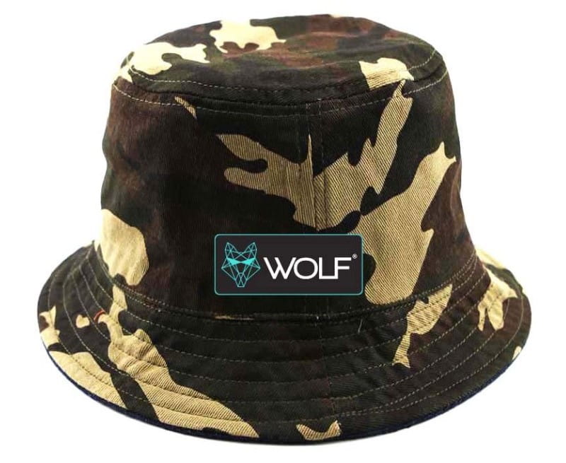 Wolf Bucket Cap Camo