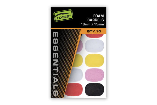 foam, barrels, 10mm x 15mm, dots, pack
