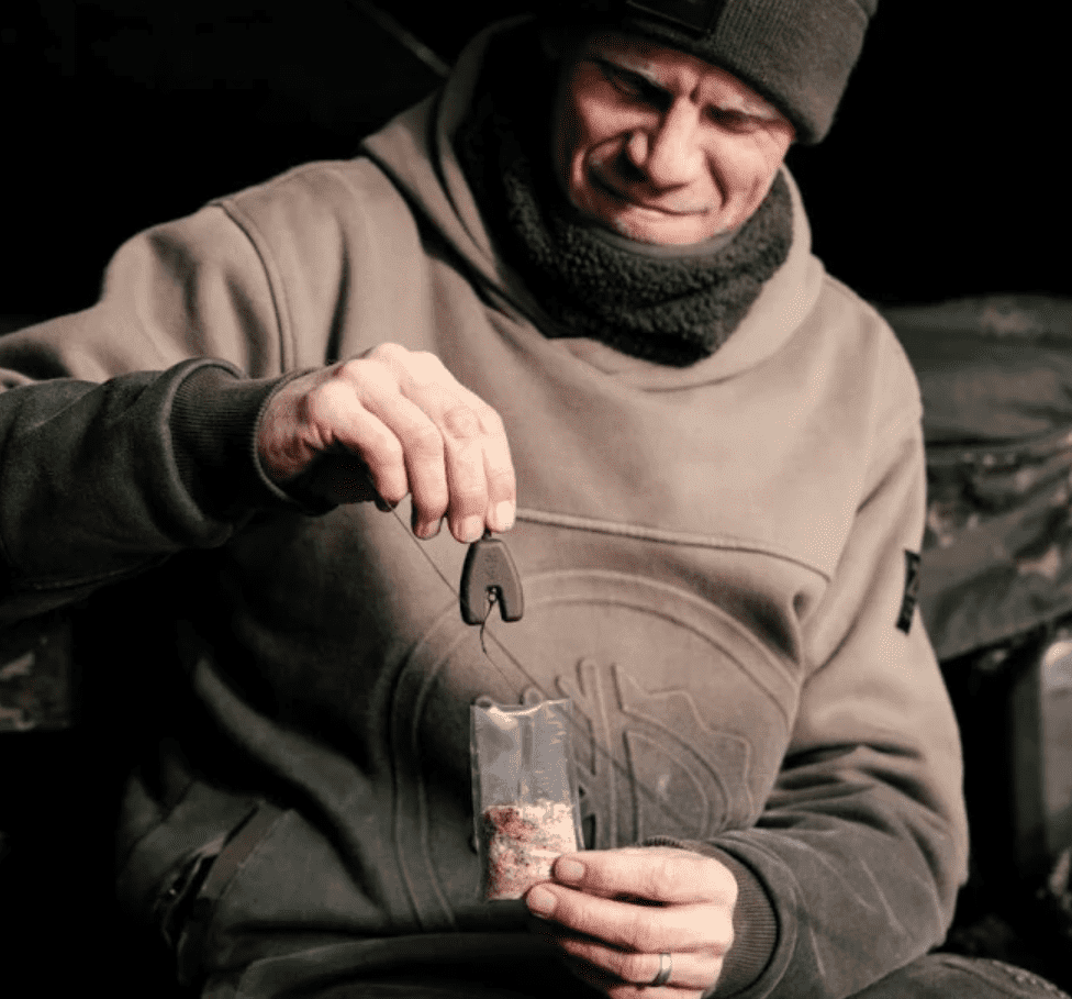angeln, fischen, Haken, Köder, verpackt