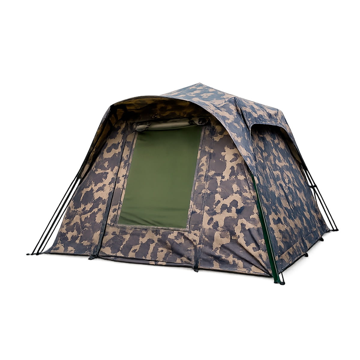 Solar Worldwide Quick Up Shelter XL, Campingzelt, Tarnmuster, Kuppelzelt, Tür mit Fenster, Stoffausstattung