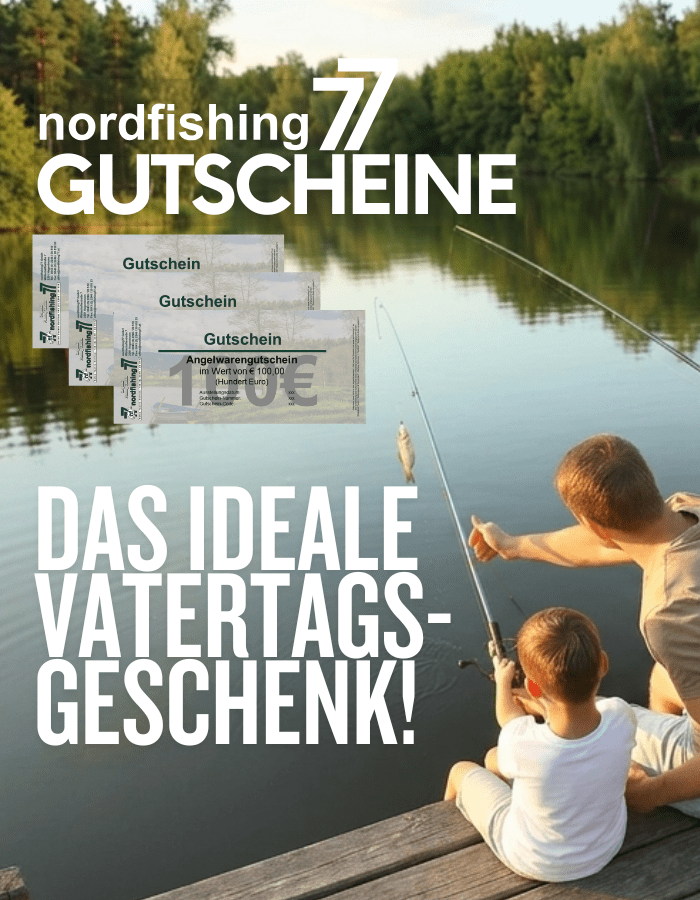 Gutschein, Vatertag, Angeln, See, Familie