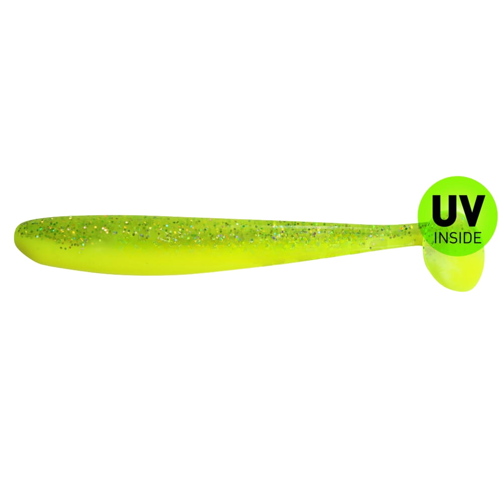 Relax Bass Shad 13 cm (4.5") Fluorescent Yellow Fluorescent Green-Glitter 5 Pieces Relax Bass Shad 13 cm (4.5") Fluorescent Yellow Fluorescent Green-Glitter 5 Pieces