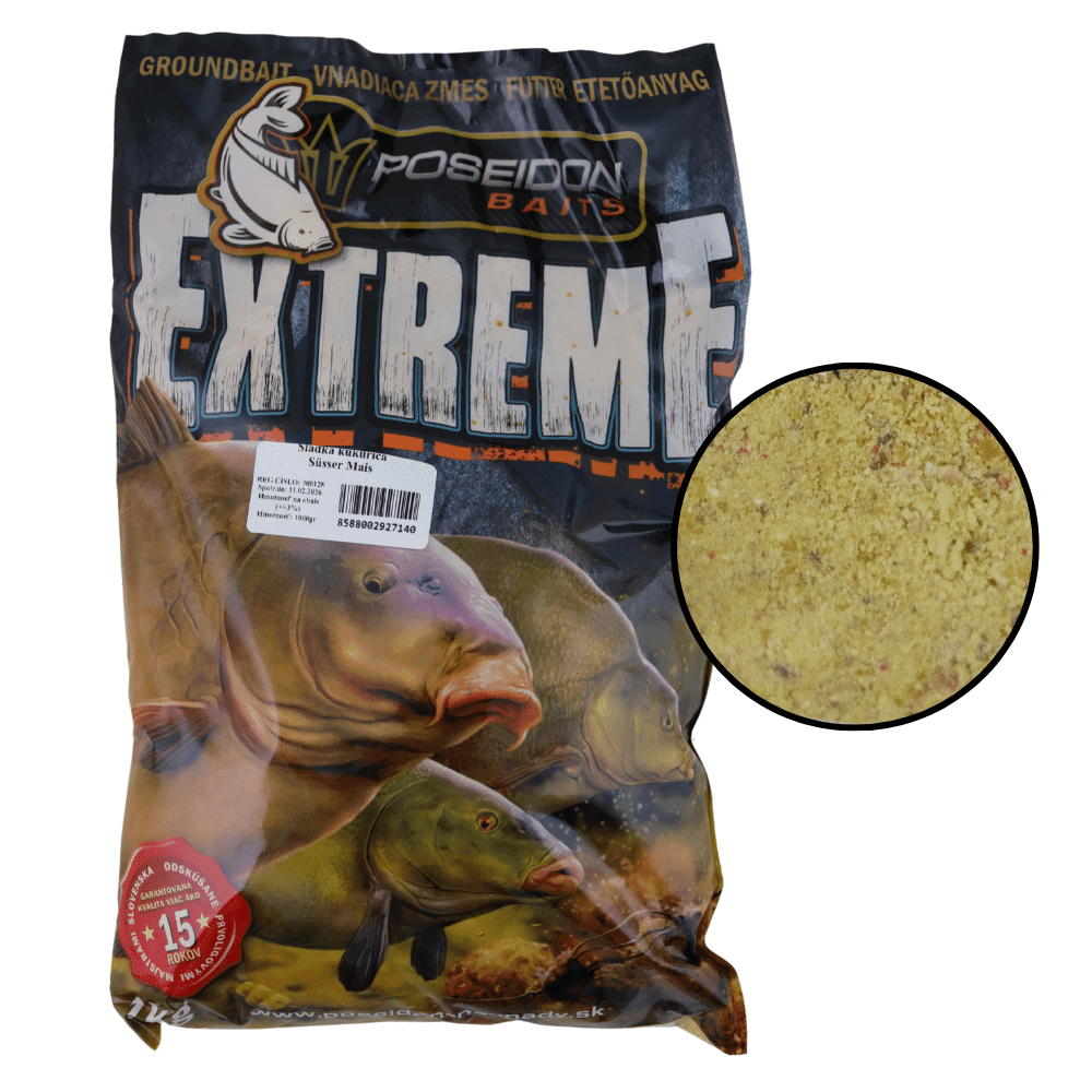 Poseidon Groundbait Mix Zoete Maïs 1 kg