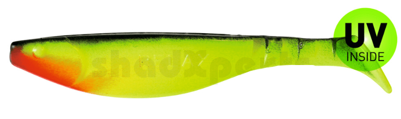 soft plastic lure, fishing lure, swimbait, colorful pattern, UV inside