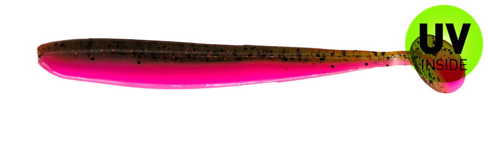 SX Bass Shad 13 cm (5") Bubblegum/Ruff 2 sztuki
