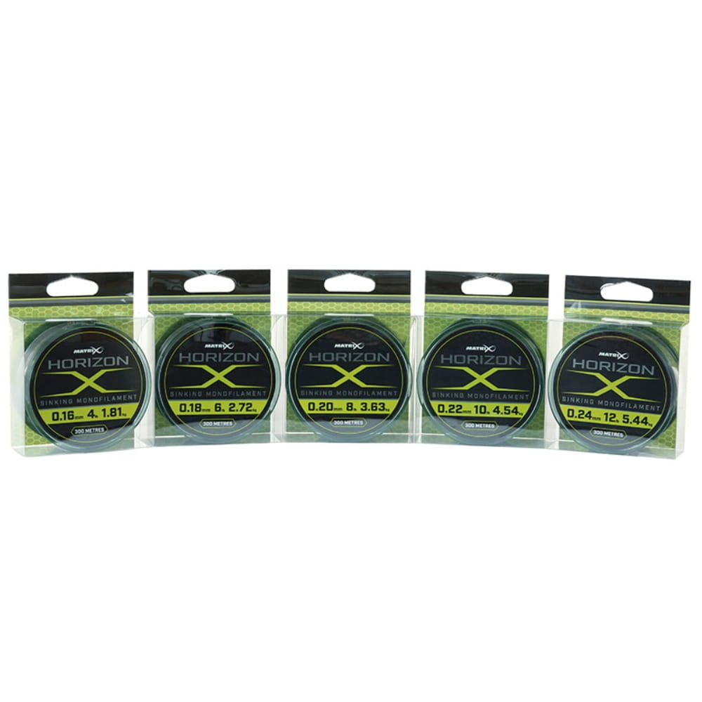 Fox Matrix Horizon X Sinking Mono 0,18 mm 2,72 kg (6lb) 300m Fox Matrix Horizon X Sinking Mono 0,18 mm 2,72 kg (6lb) 300m