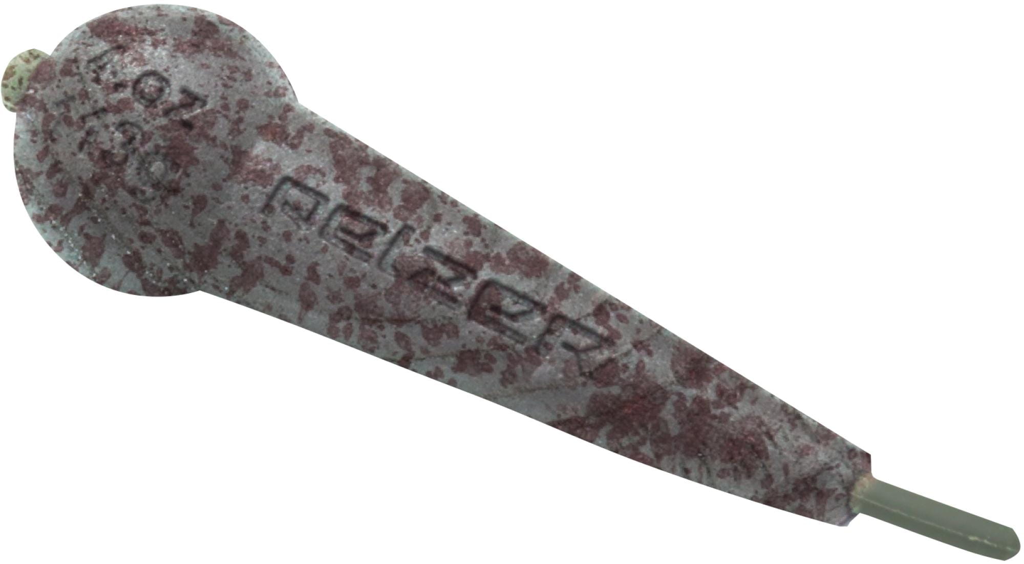 gy0083-1 Bomba Pelzer Inline con inserto in gomma 99 g verde opaco con macchie