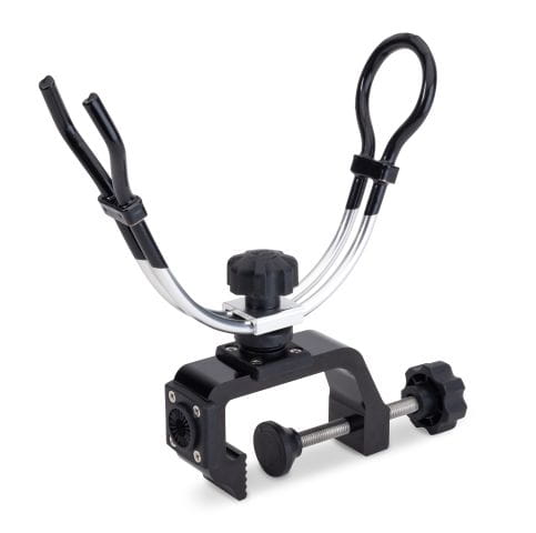 Iron Claw Econ Boat Holder, Klemmhalterung, Metallhalter, Schraubklemme, verstellbar, schwarze Griffe
