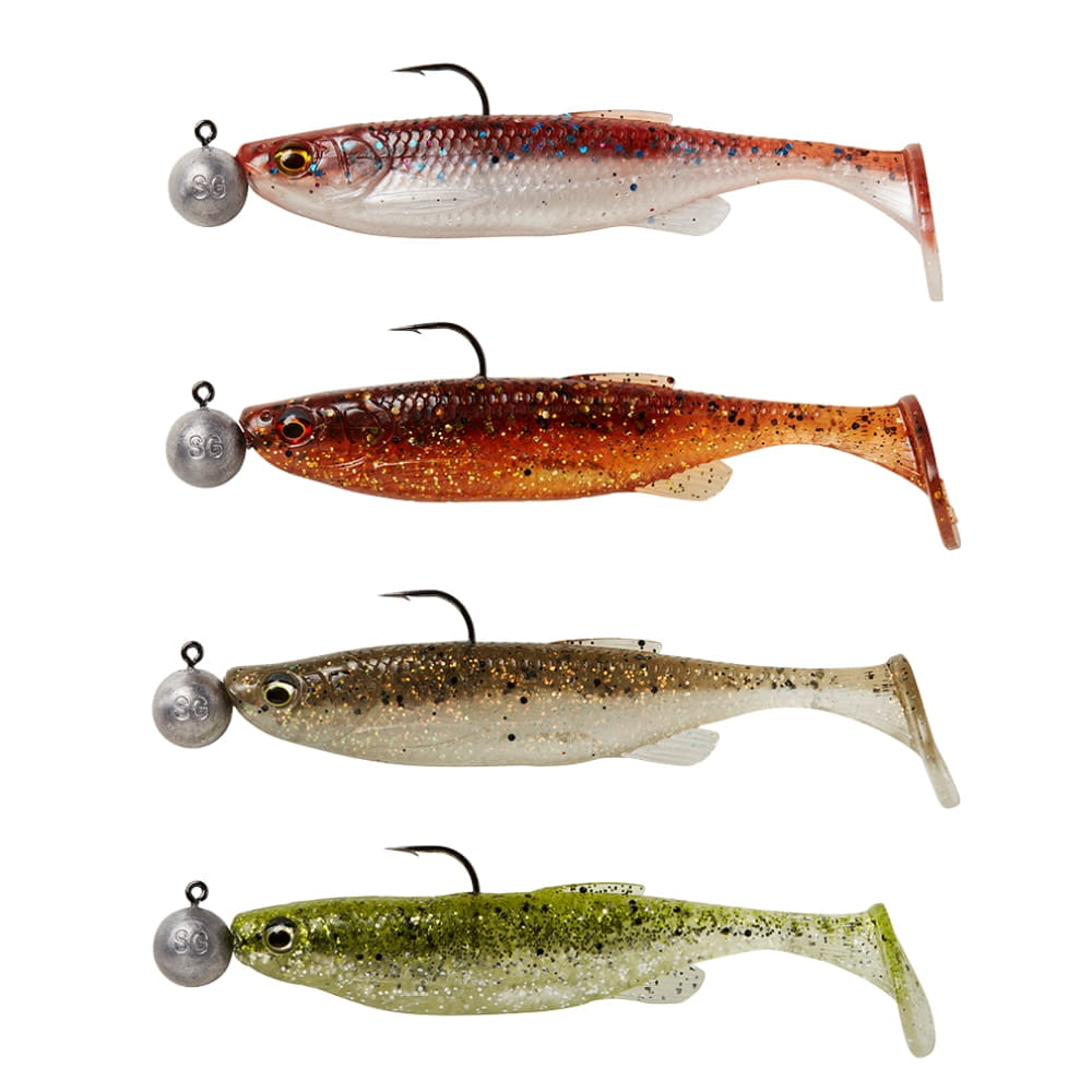 Fat-Minow-T-Tail-RTF-Sinking-Clearwater-2 Savage Gear Fat Minow T-Tail RTF Sinking Clearwater Mix 13cm 20g Balení po 4 ks