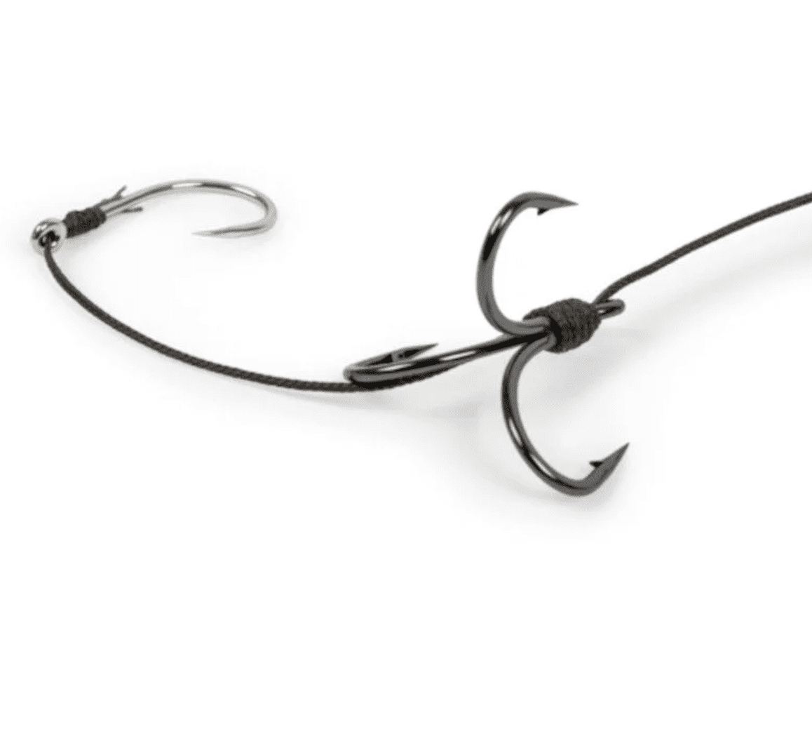 Angeln, Kreuzhaken, Drahtschlaufen, Haken-Set, Anglerzubehör