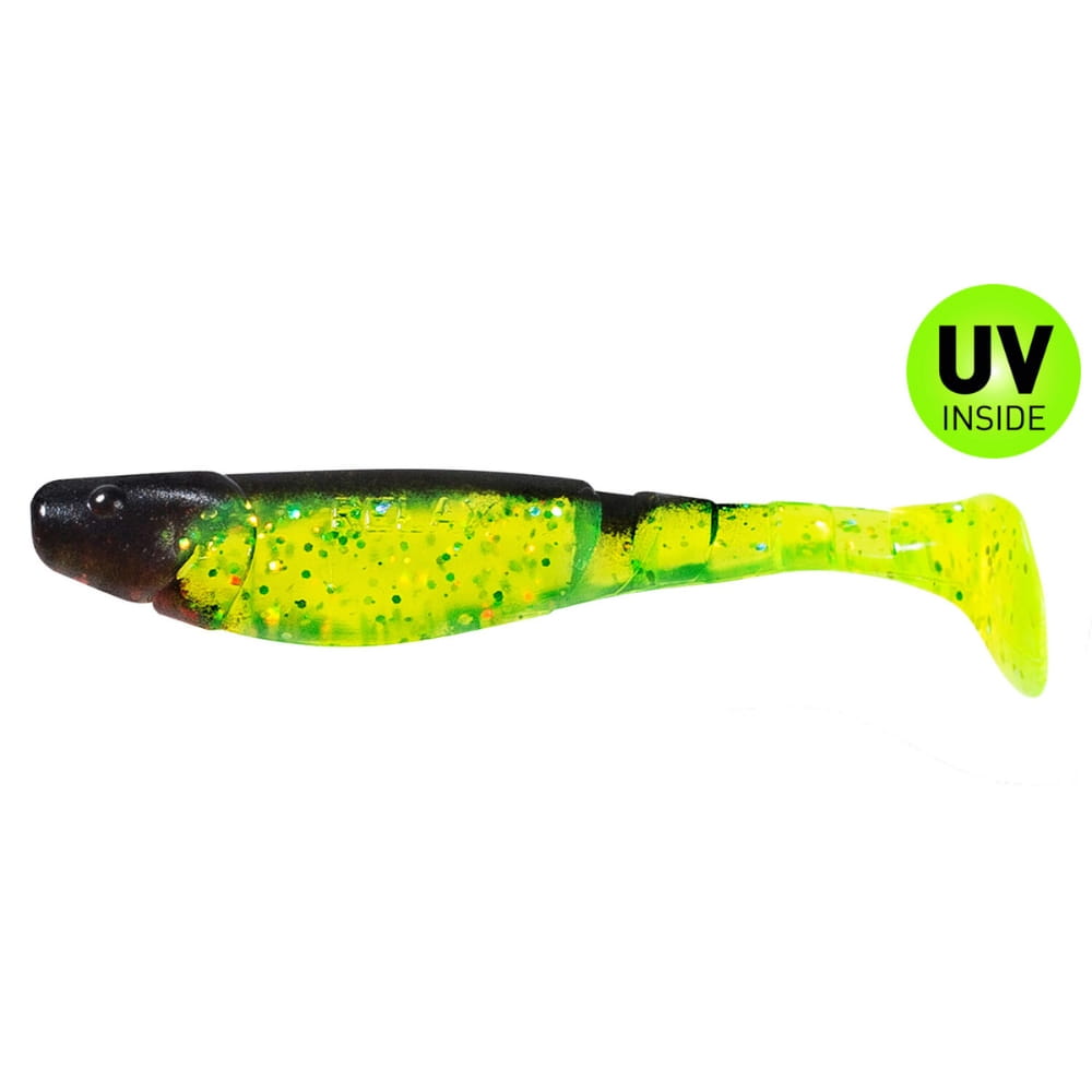 Relax Kopyto-Classic 11 cm (4") Zelená (Chartreuse)-Glitter Černá 10 kusů Relax Kopyto-Classic 11 cm (4") Zelená (Chartreuse)-Glitter Černá 10 kusů