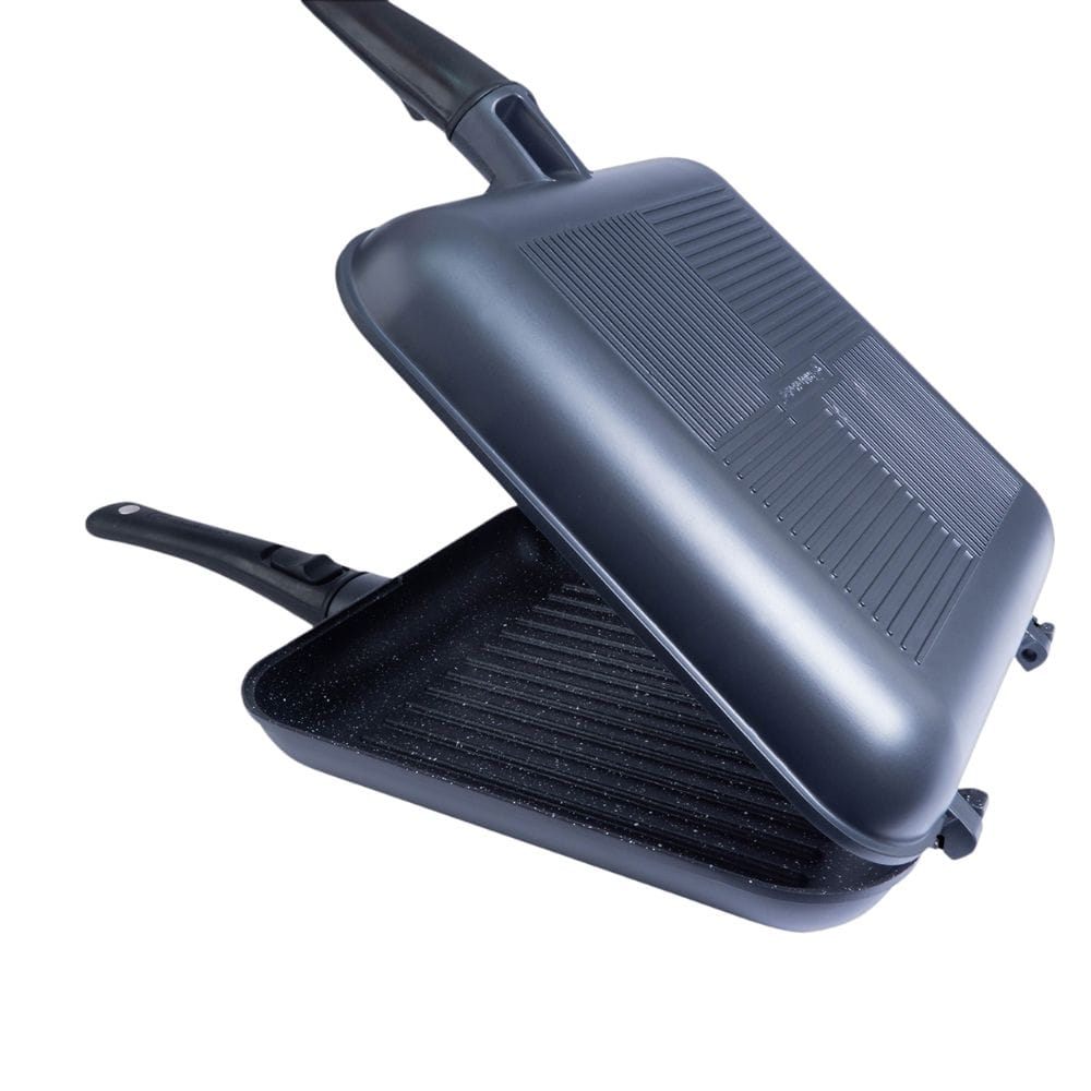Ridge Monkey Connect Pfanne &amp; Grillplatte XXL Granite Edition