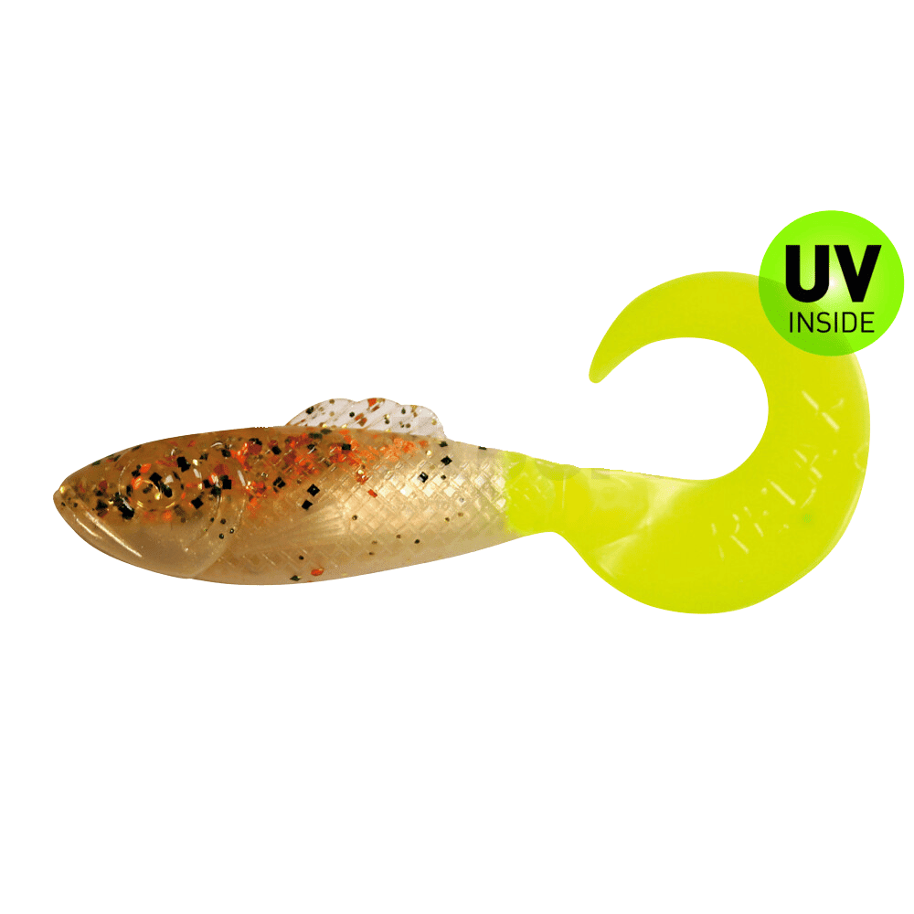 Relax Killer Grub 7cm goldperl/desert-sand 5 Stück Rauchrohr