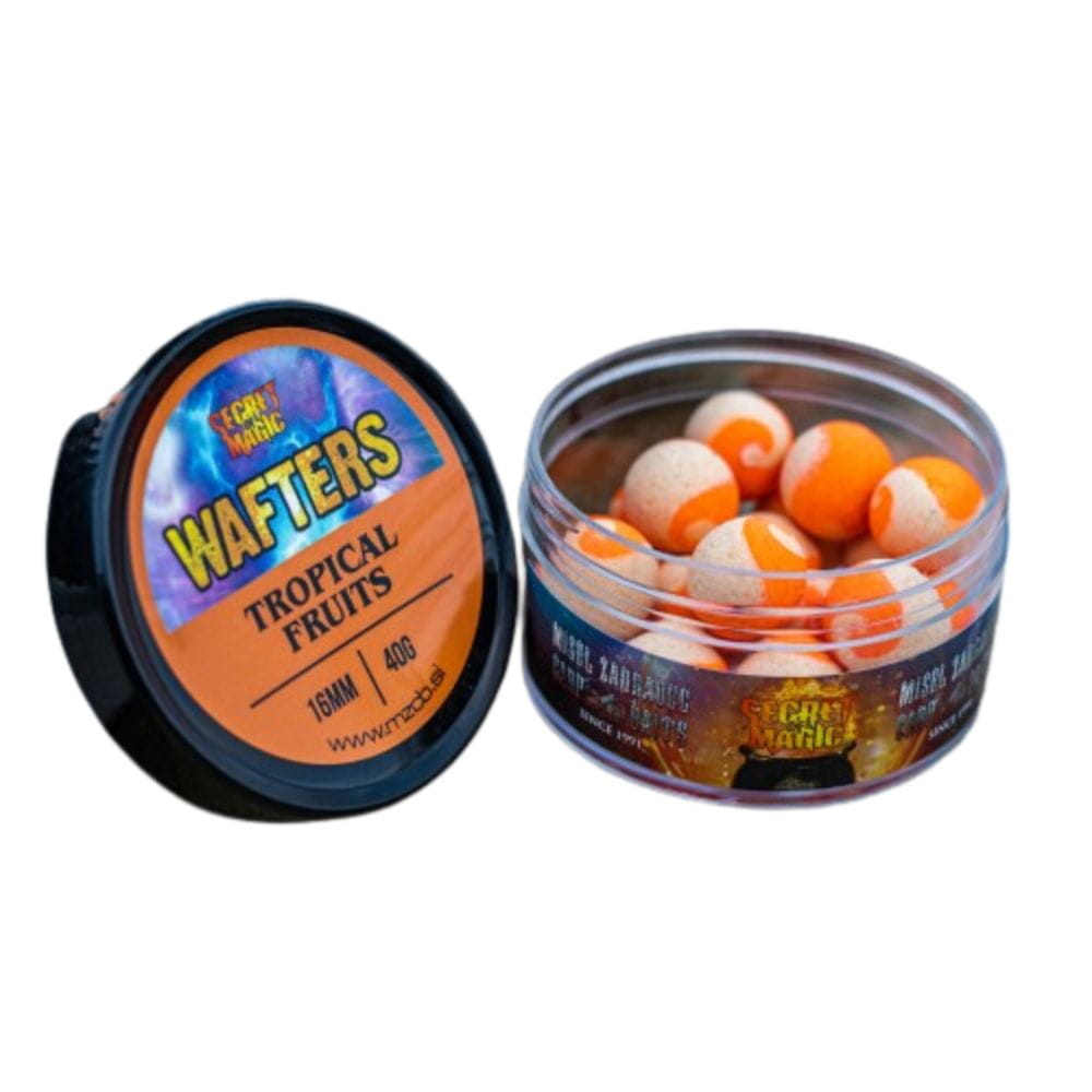 Zadravec Baits Secret of Magic Wafters Tropical Fruit 16 mm 40g Mittagessen, Mahlzeit, Kopf, Person, Gesicht