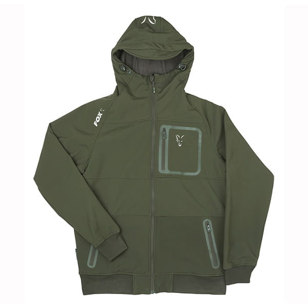 Fox collection green 2025 & silver shell hoodie