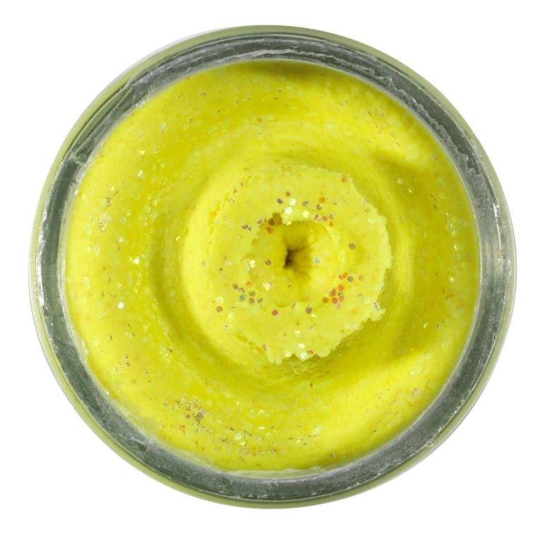 Berkley Powerbait EU Glitter Trout Dough Forellendeeg Sunshine Yellow50 g