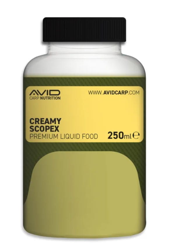 Avid Carp Tekoča hrana Kremasta Scopex 250ml Avid Carp Tekoča hrana Kremasta Scopex 250ml