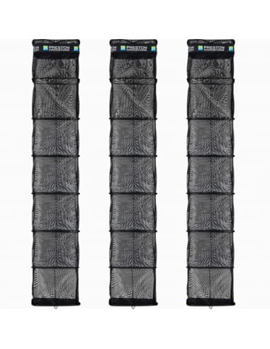 Preston Triple Carp Keepnet Pack 2,5m Setzkescher-Set – Bild 3