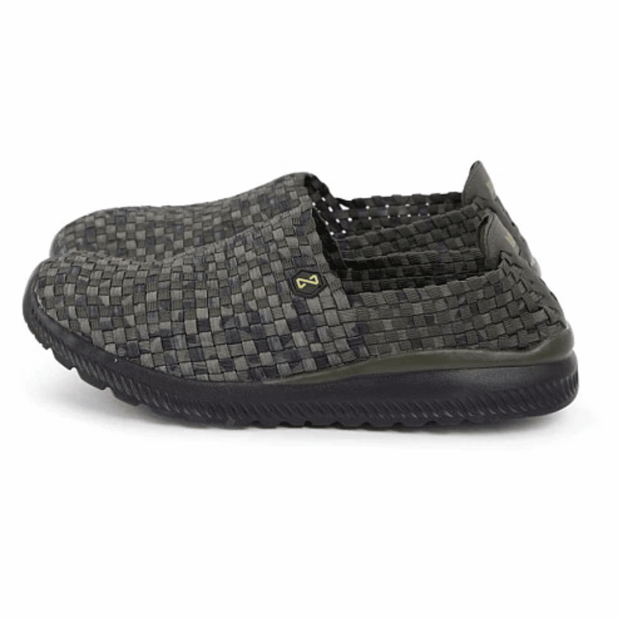 Hausschuhe, Sneaker, Gepunktetes Muster, Gitter/geflochtenes Obermaterial, Gummi-Sohle