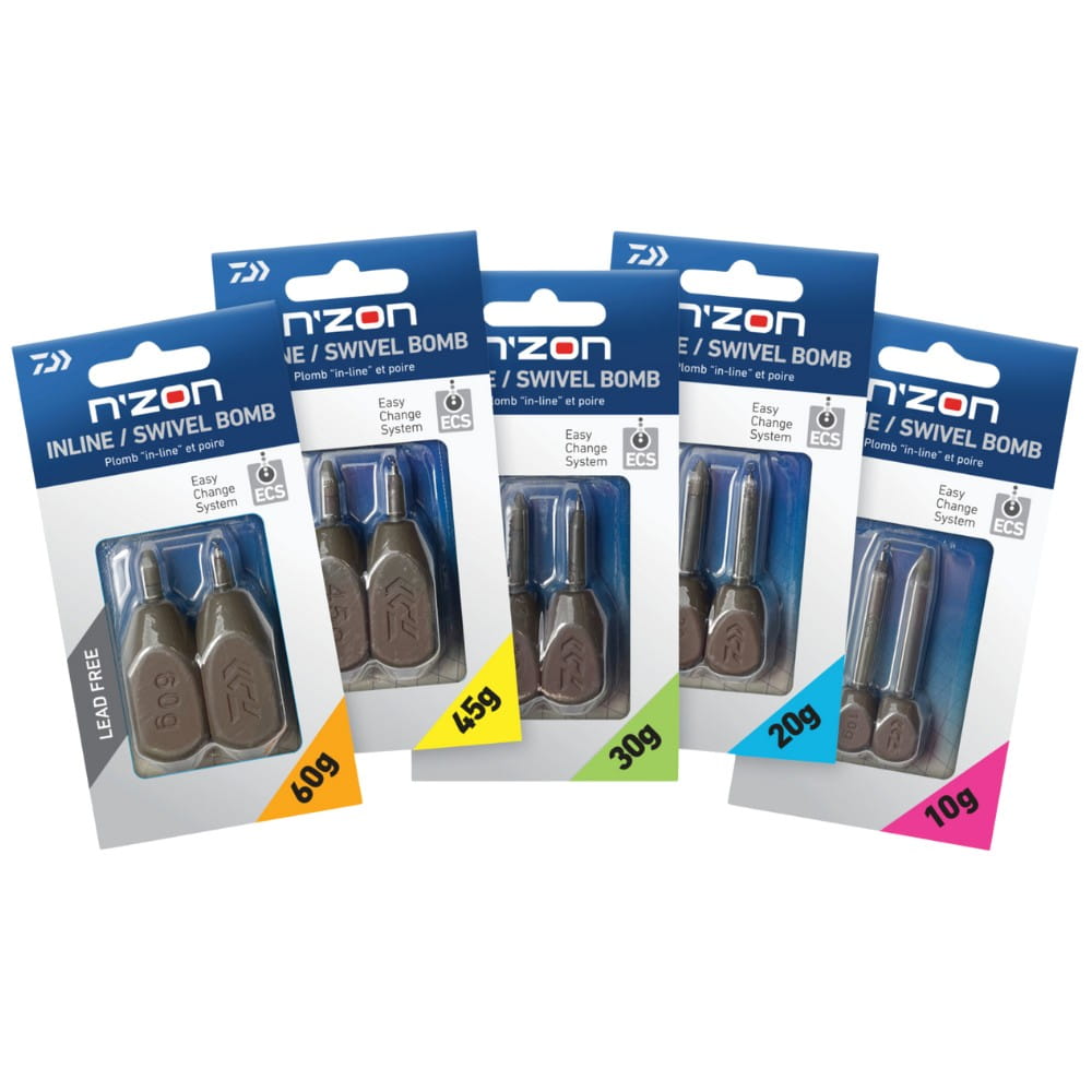 Daiwa N´ZON Inline Swivel Bomb 45g Daiwa N´ZON Inline Swivel Bomb 45g
