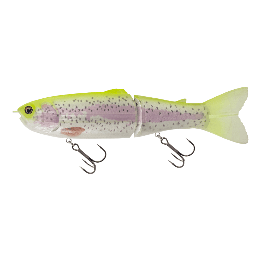 Savage Gear Wild Glide Scandal SS 20,5cm 107g Lemon Trout, Köderbarsch, Angeln-Schlepp, Gummifisch, Two-tone, Haken 2x