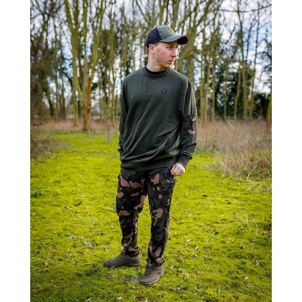 Fox LW Khaki Jumper Pullover Small Fox LW Khaki Jumper Pullover Small