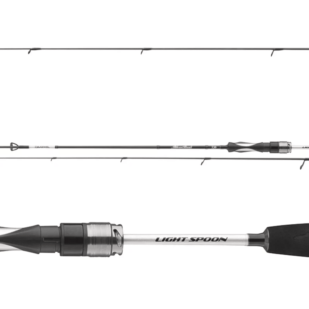Angelrute, Schnur, Griff, Rollenhalter, Light Spoon