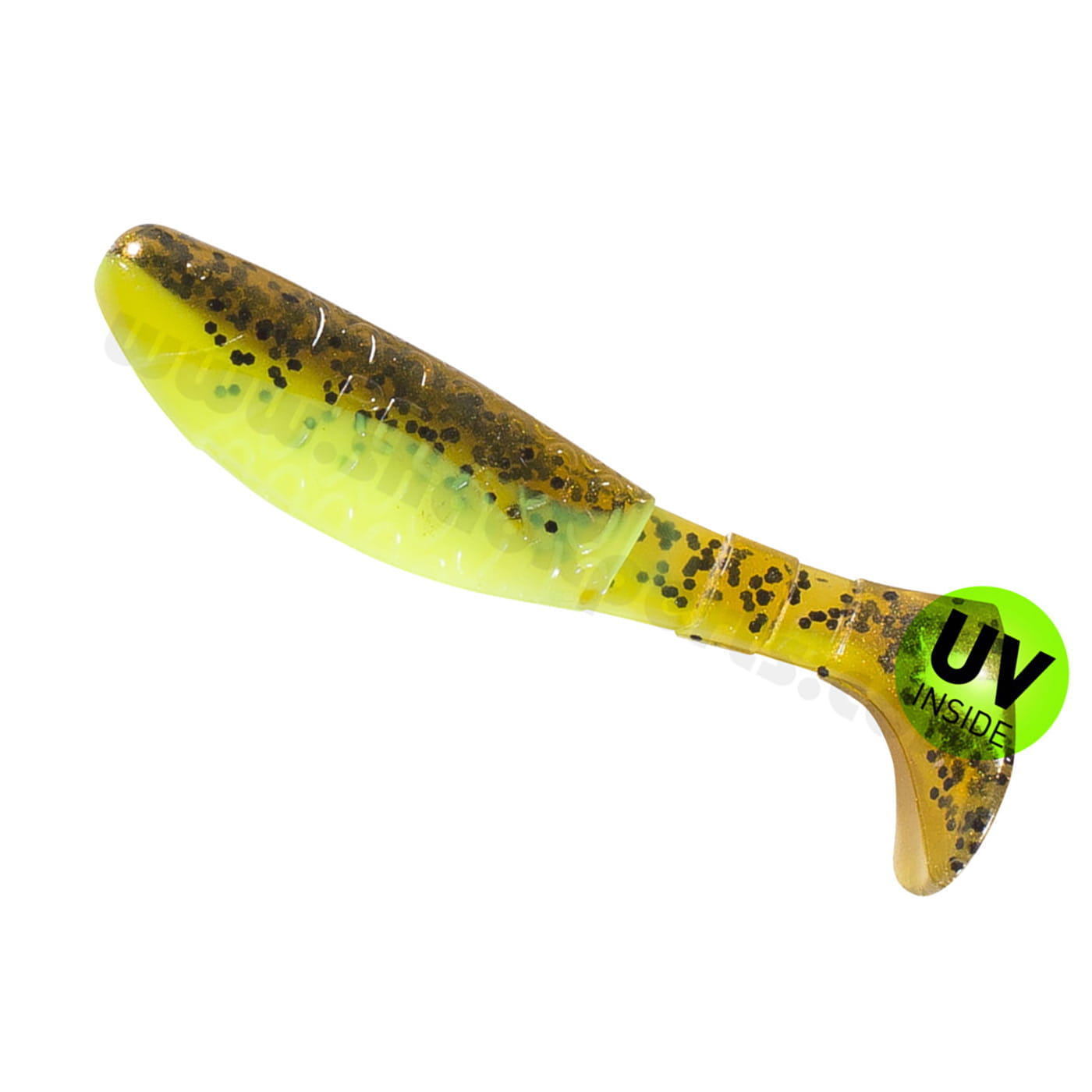 flougelb / olivbraun Glitter