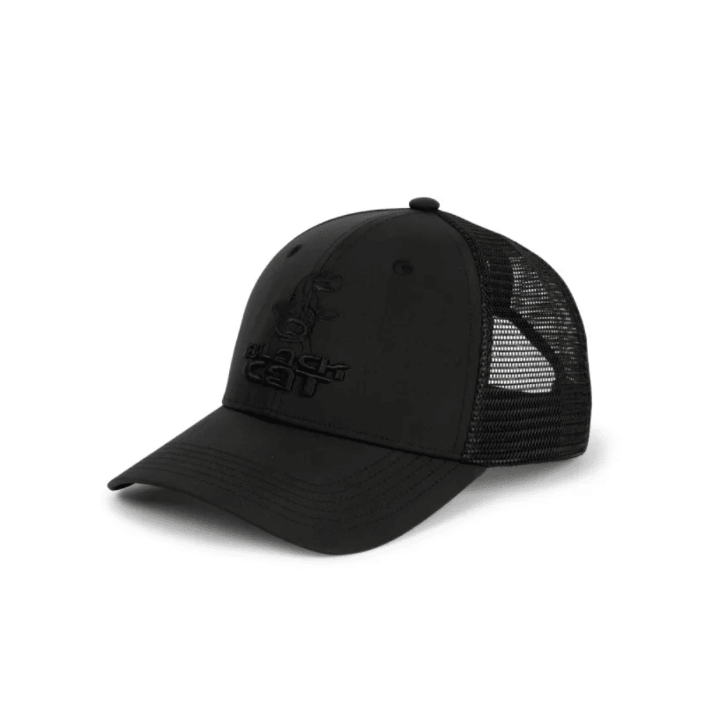 Black Cat Trucker Cap Black Baseball-Kappe, Mütze, Kleidung, Hut