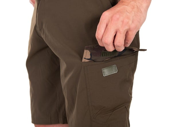 Fox Khaki LW Cargo Shorts L – Bild 4, kurz, cargo, tasche, braun, camouflage tasche
