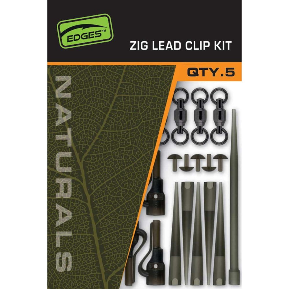 Fox Edges Naturals Zig Lead Clip Kit