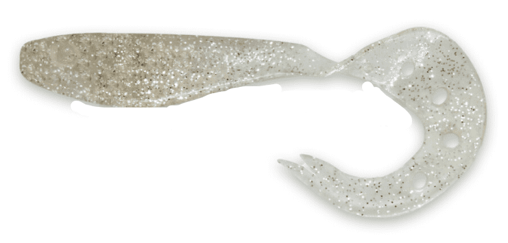 Gummiköder, Köder, Glitzer, Schwarz-Weiße Muster, Paddelkopf-Softbait