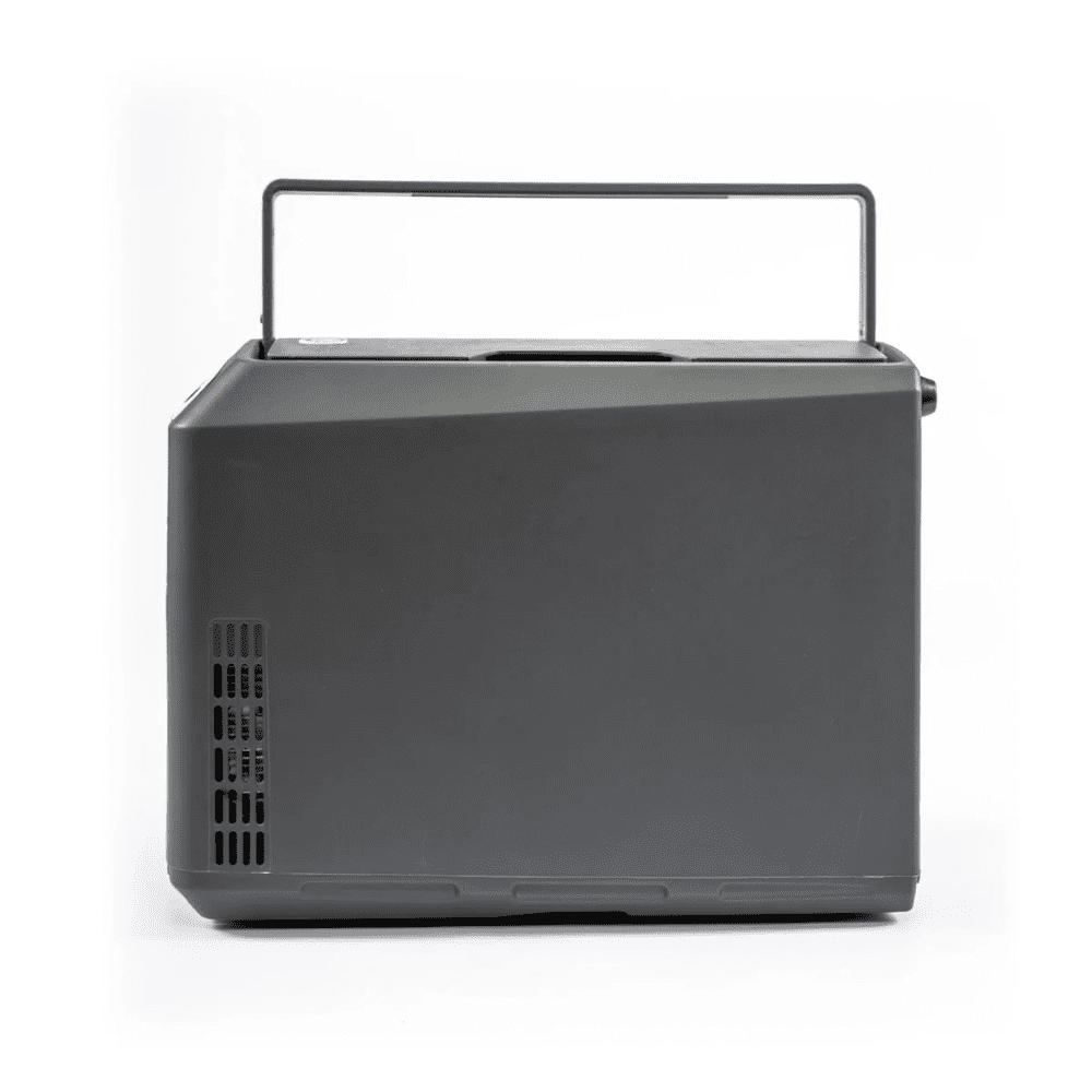 Kompaktkühlschrank, Kühlbox, Tragbar, Grau, Lüftungsgitter